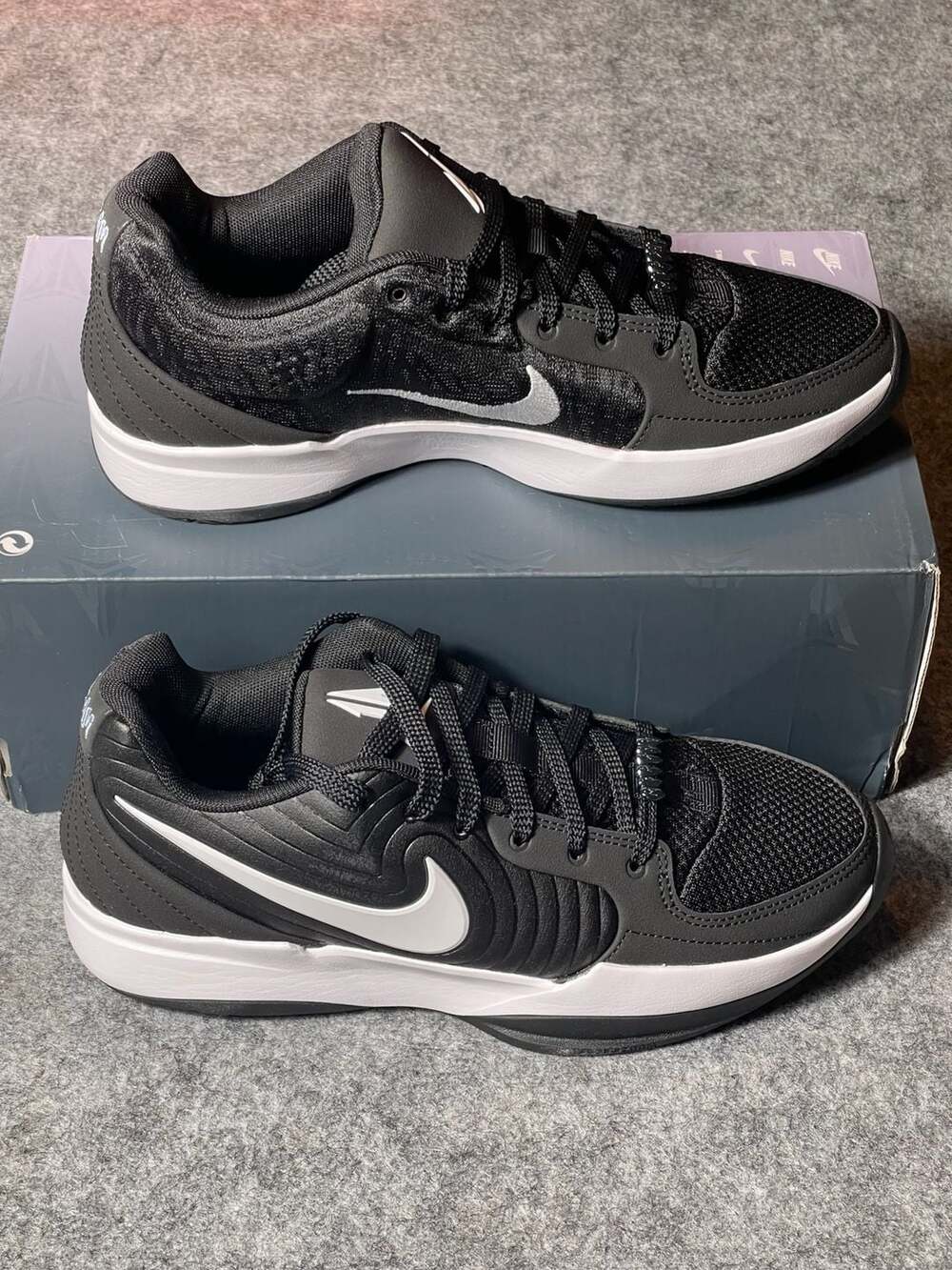 Nike JA 2 Basketball Shoes - Black/Phantom/Light Smoke Grey (HQ8513-001)
